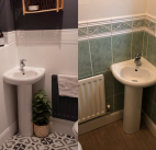 How to redo your downstairs toilet for under £100